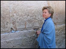 Hillary at the Kotel