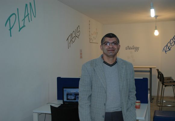 Hafeth in the JEST Offices