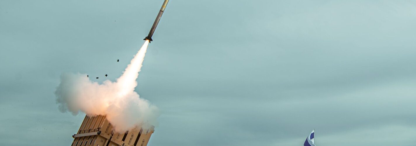 Israeli firm Rafael and the Israeli Ministry of Defense conduct Iron Dome tests in March 2025. (Ministry of Defense)