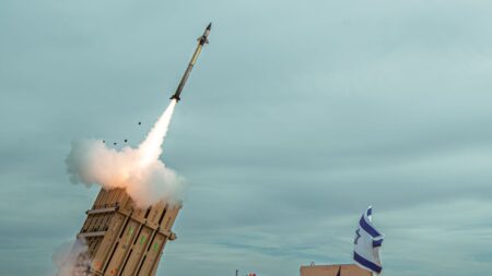 Israeli firm Rafael and the Israeli Ministry of Defense conduct Iron Dome tests in March 2025. (Ministry of Defense)