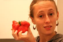 gigantic strawberries of Jerusalem